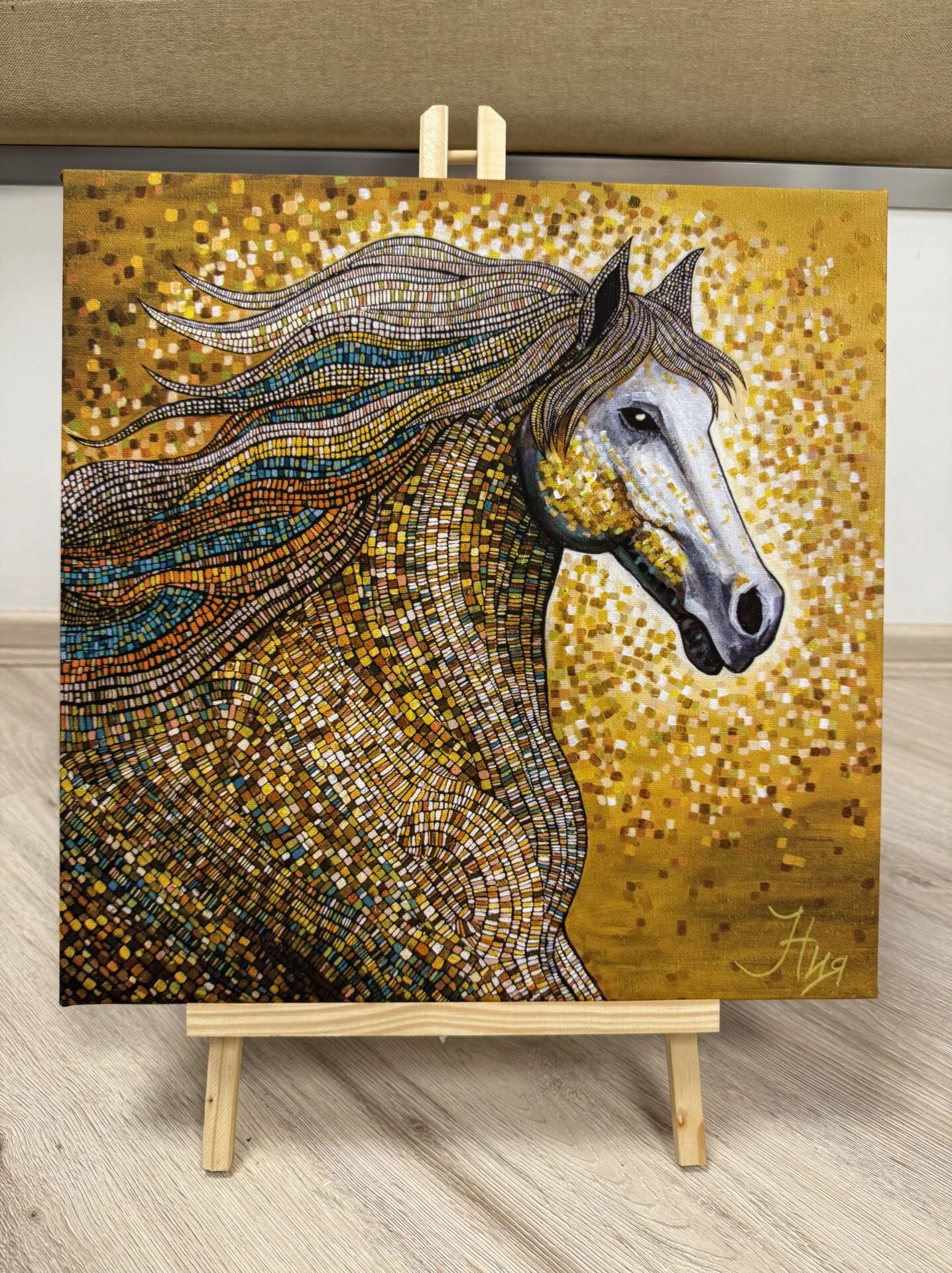 Fine art print on stretched canvas